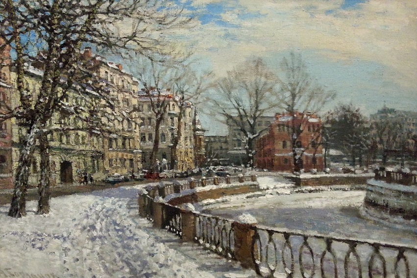 37 Зима на Карповке. А.В. Горланов.jpg
